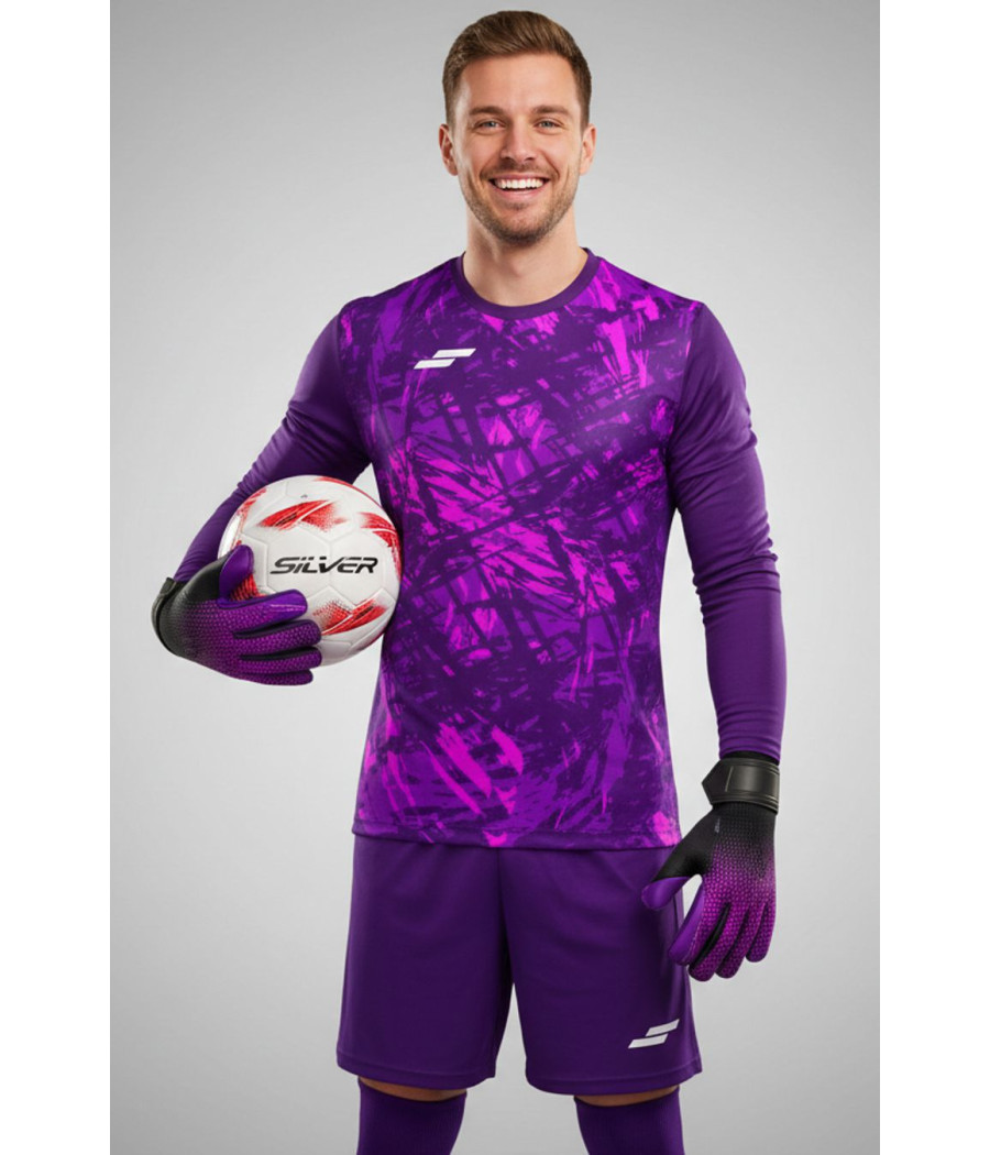 MANGA LARGA GALAXY MORADO